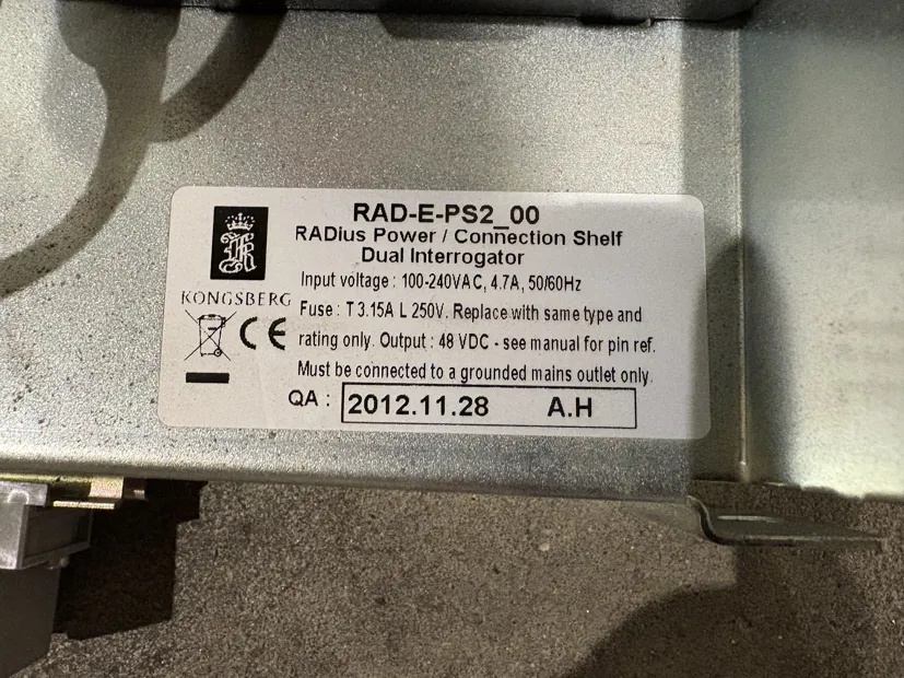 Image 3 of 3 - Kongsberg - RAD-E-PS2_00