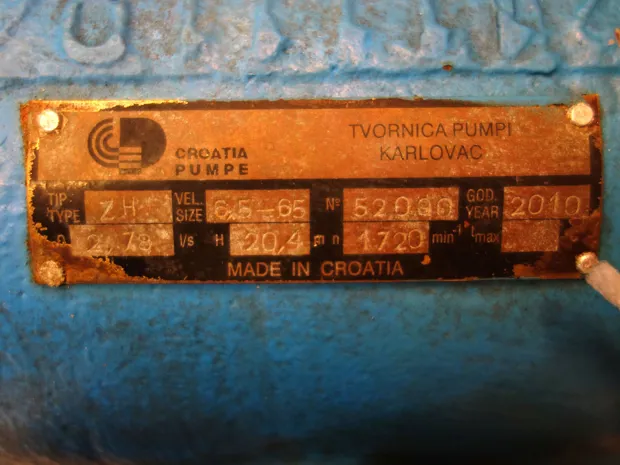 Image 4 of 4 - Croatia Pumpe - ZH