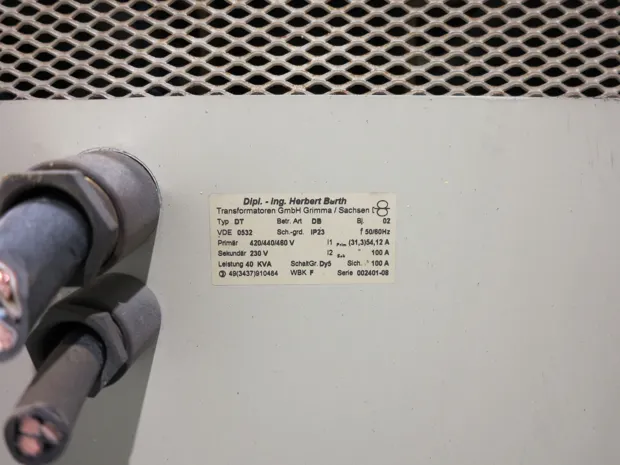 Image 4 of 4 - Herbert Barth Transformatoren - DT