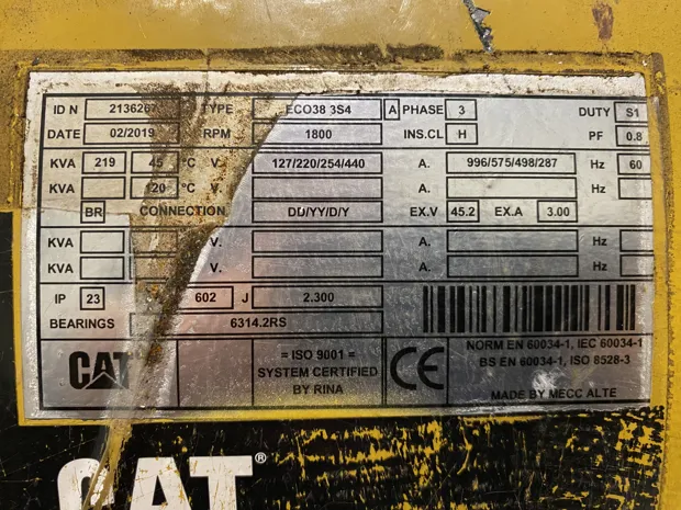 Image 8 of 8 - Caterpillar - ECO38 3S4