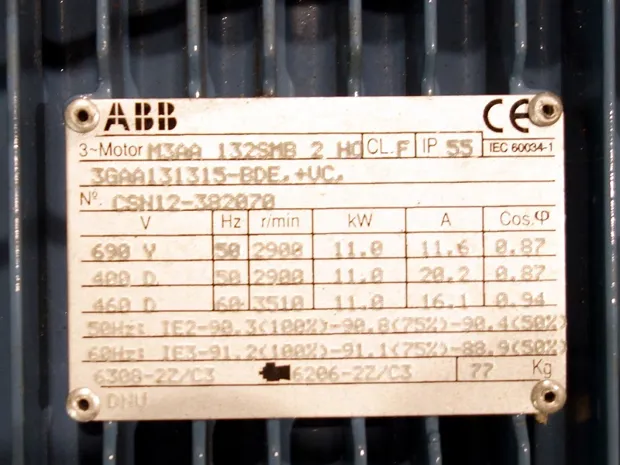 Image 4 of 4 - ABB - M3AA 132 SMB 2 HO