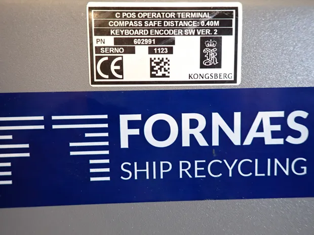 Image 2 of 2 - Kongsberg - cJoy Operator Ternimal   Safe Distance 0,40 M