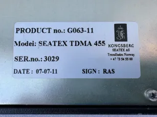 Kongsberg Seatex - TDMA 455