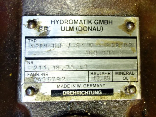 Image 2 of 2 - Hydromatik - A2EM 63/61W-PABU2