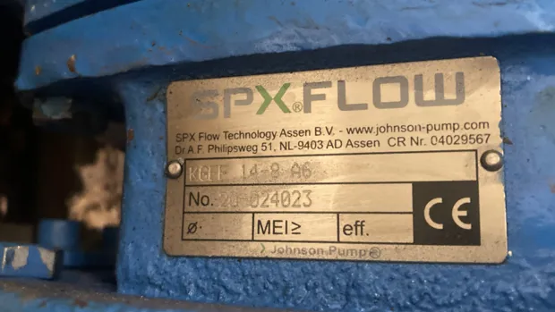 Image 6 of 7 - Johnson pump, SPXFlow - KGEF 14-8-A67, 20-024023