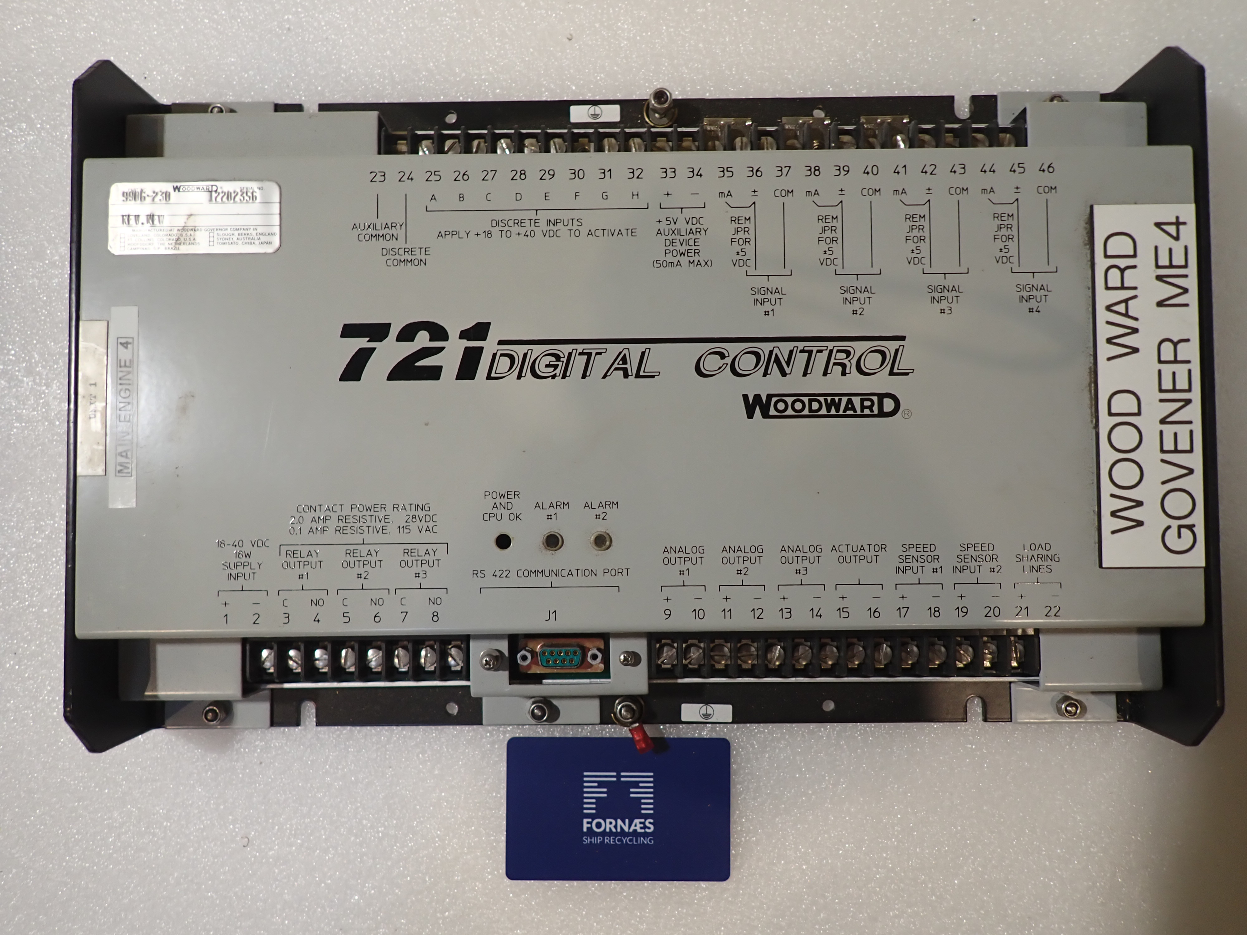 WOODWARD - 721 Digital Control