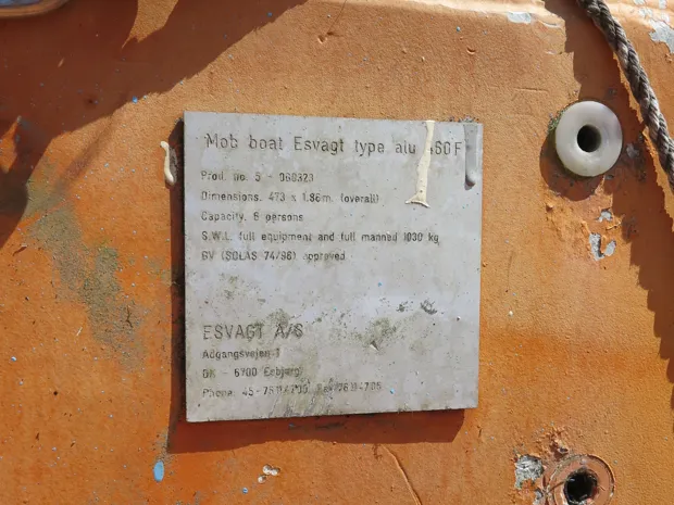 Image 8 of 8 - Mob lifeboat