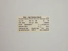 Herbert Barth Transformatoren - DT