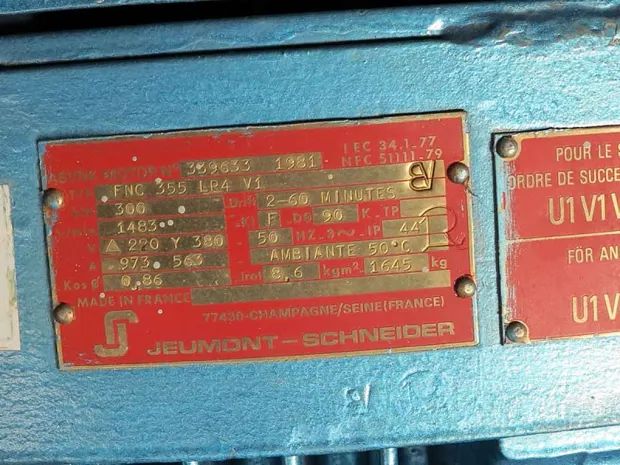 Image 3 of 3 - Jeumont-Schneider - FNC 355 LR4 V1