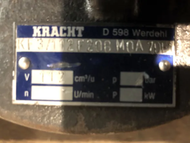 Image 3 of 3 - Kracht - KF3/112F20B M0A 7DE1