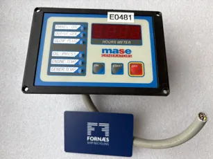 Mase  Generator -  On / Off Hour Meter Control Panel