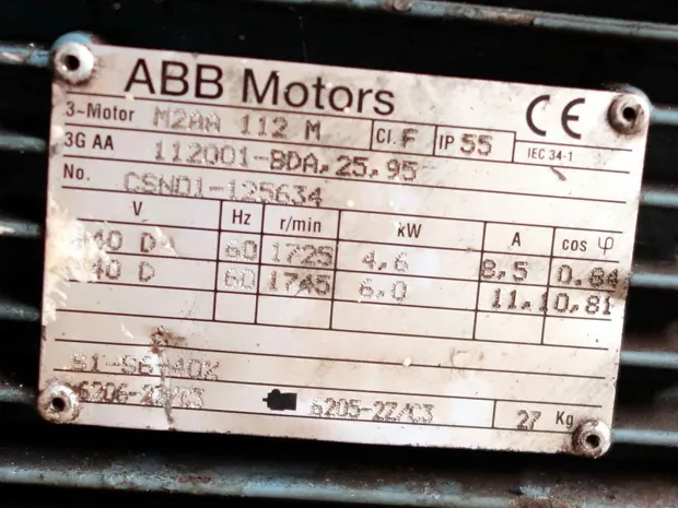 Image 3 of 4 - ABB - M2AA 112 M