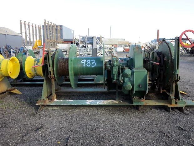 Image 1 of 5 - Anchor/Mooring winch