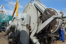 Waterfall towing winch