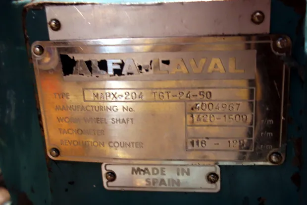 Image 5 of 5 - Alfa Laval - MAPX 204TGT-24-50