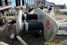 Karmøy Winch -  Type 060261. Serie no 956058. 2*Staffa hydraulic motors. Capacity: 34,5 tons at 207 bar.