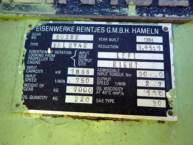 Image 2 of 7 - Reintjes - VAL 2742