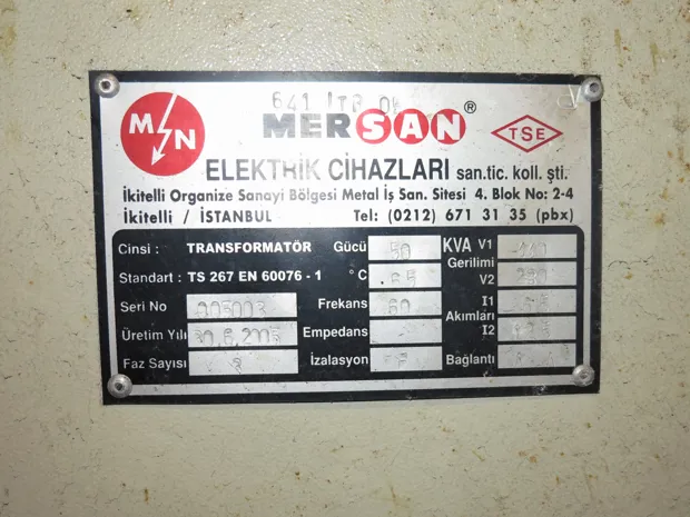 Image 5 of 5 - MerSan - TS 267 EN 60076 - 1