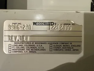 WOODWARD - 721 Digital Control