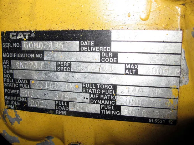 Image 4 of 4 - Caterpillar - 3412