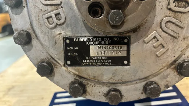 Image 7 of 7 - FAIRFIELD MFG. CO. INC. - TORQUE HUB W1B100318