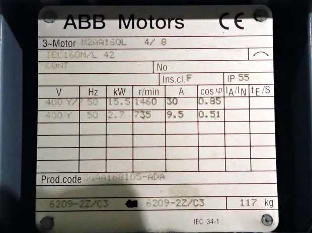 Image 4 of 4 - ABB - M2AA 160 L