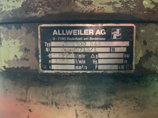 Image 4 of 5 - Allweiler  - SNST 2900 R40