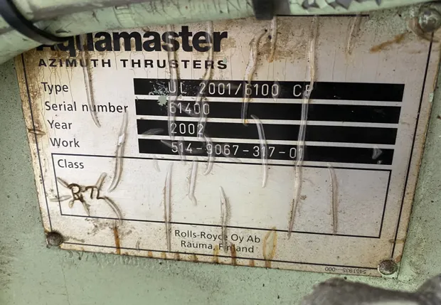 Image 7 of 7 - Aquamaster Rauma - UL 2001/6100 CP. No 61400