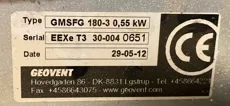 Geovent - GMSFG 180-3