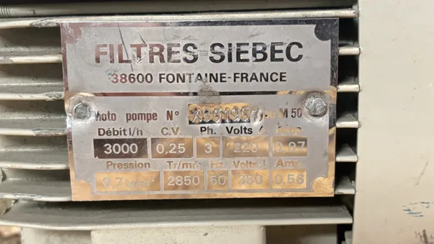 Image 1 of 10 - Filters Siebec - M50