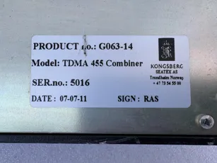 Kongsberg Seatex - TDMA 455