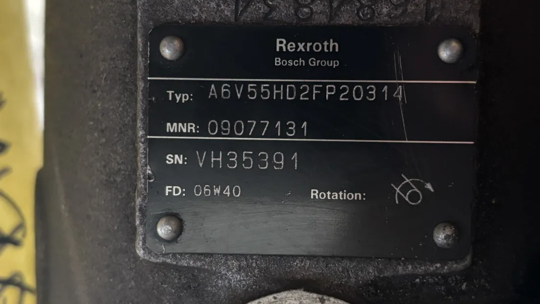 Image 8 of 8 - Rexroth - A6V55HD2FP20314