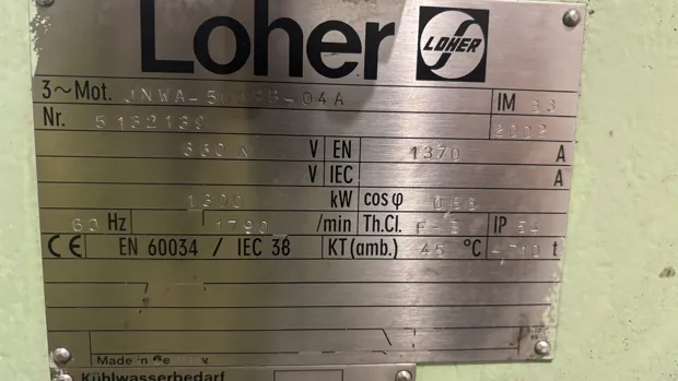 Image 7 of 9 - Loher - JNWA-500SB-04A