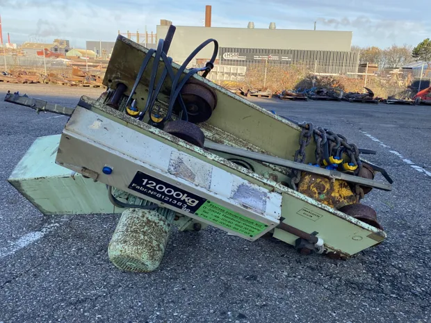 Image 3 of 6 - No plate - Talje spil/ chain block