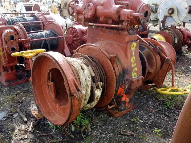 Image 1 of 3 - Anchor/Mooring winch