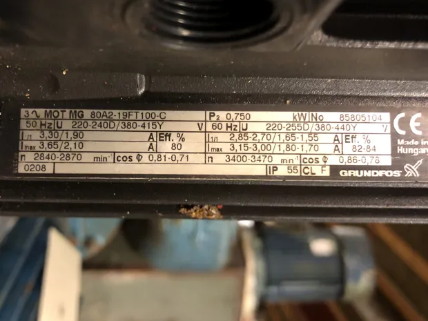 Image 2 of 3 - Grundfos - 31520004P2-CPES3-40