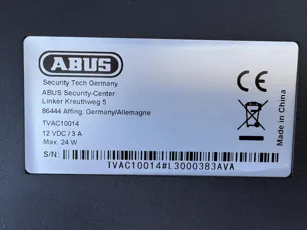 ABUS -  TVAC10014, LED Monitor with BNC Input, 21.5