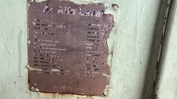 Image 7 of 8 - Alfa Laval - MFPX 307 TFD-2