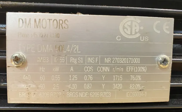 Image 6 of 6 - Dutchi Motors - DMA 90L4/2L