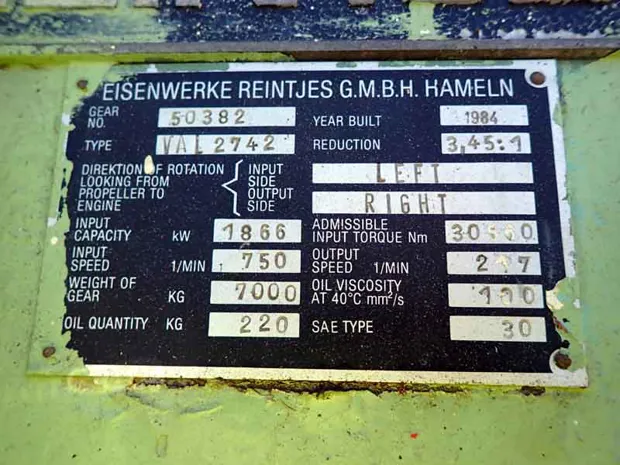 Image 7 of 7 - Reintjes - VAL 2742