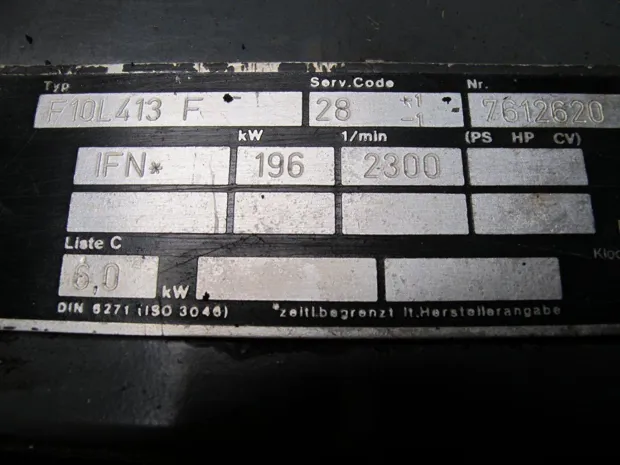 Image 6 of 6 - Deutz - F10L 413F