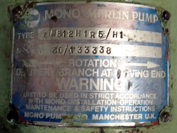 Image 5 of 5 - Mono Merlin Pump - CAB12H1R5/H1