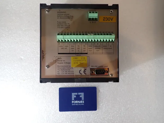 Image 2 of 2 - Observator - OBSERMET, OMC 139 Winddisplay  230V