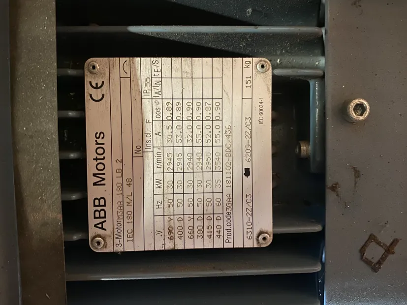 Image 2 of 2 - ABB - M3AA 180 LB2