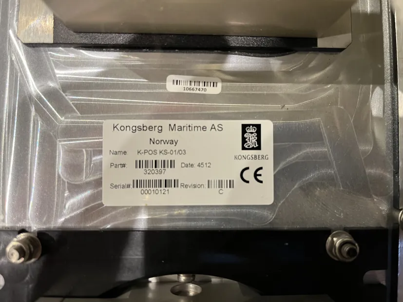 Image 3 of 4 - Kongsberg - K-POS  KS-01/03