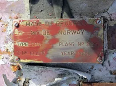 Brunvoll - SPO Plant no. 3635. Serial no. 010917