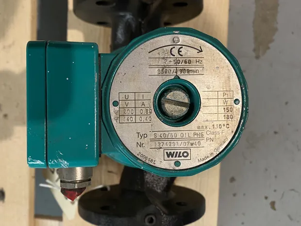 Image 3 of 3 - WILO - S 40/60 OIL PN6 Art. 1274291/01W40