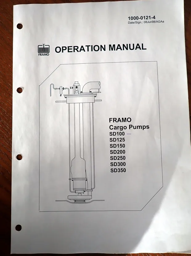Image 11 of 12 - Framo - Cargo pump SD100 L= 7347 mm
