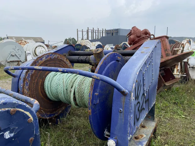 Image 7 of 7 - Trawl winch