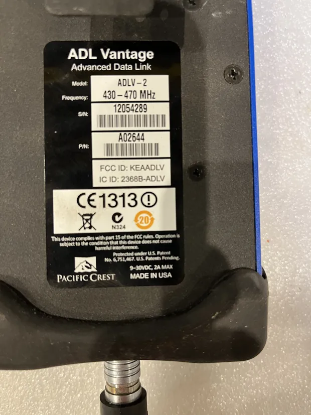 Image 2 of 3 - PACIFIC  CREST - ADL-2 .  430 - 470 MHZ